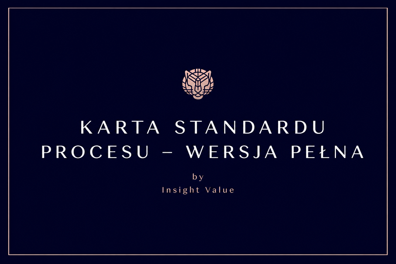 Karta standardu procesu – wersja pełna