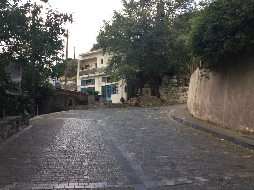 Paved road, redeveloped, Krasi village