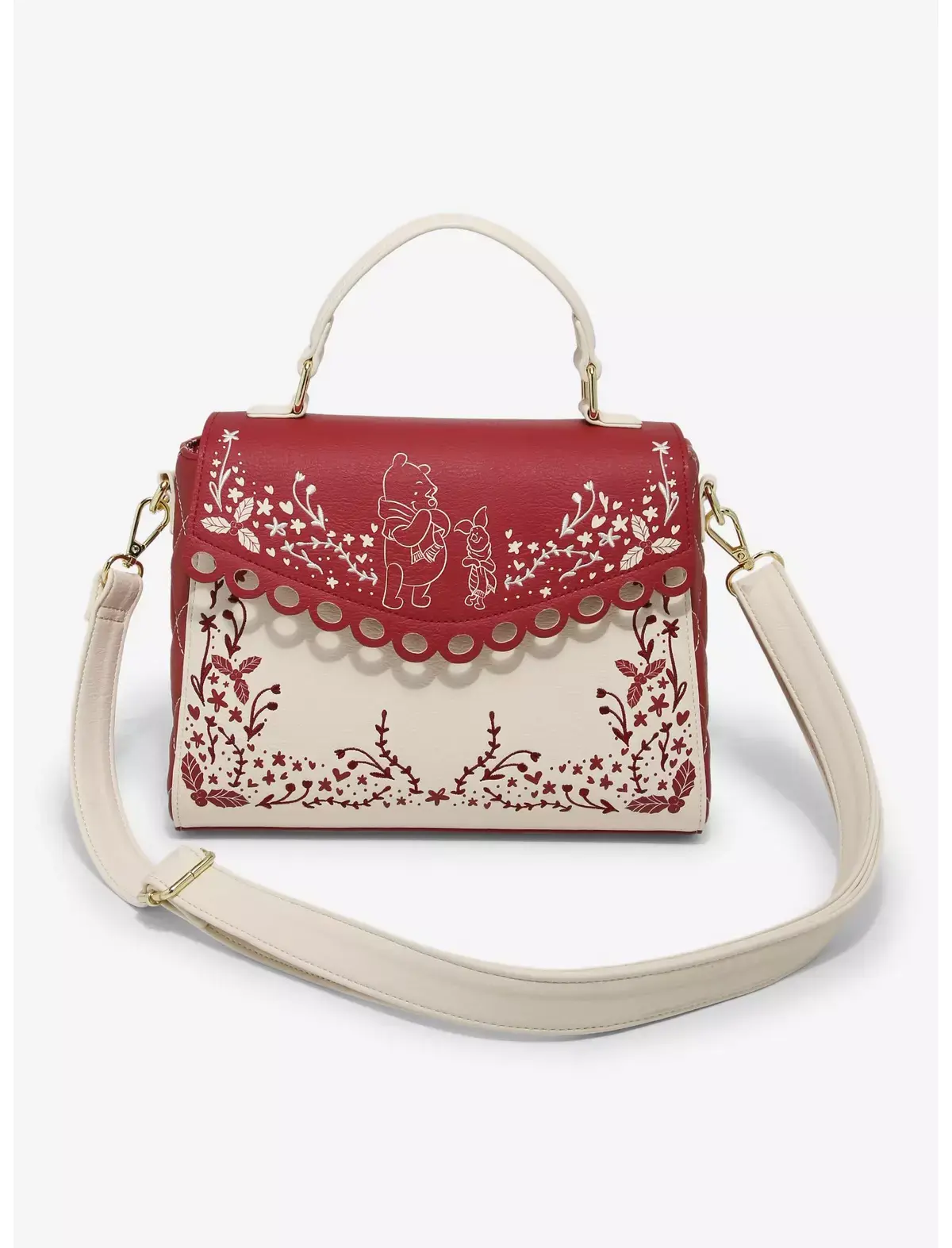 Loungefly Disney Winnie the Pooh Merry Foliage Satchel Crossbody Bag USA