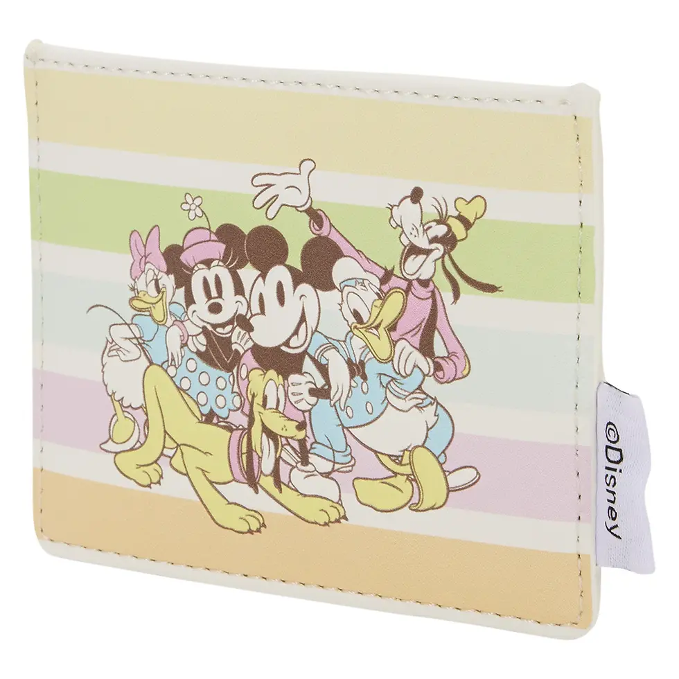 Miniature : MICKEY & AMIS - Rainbow stripes - Porte-carte Loungefly