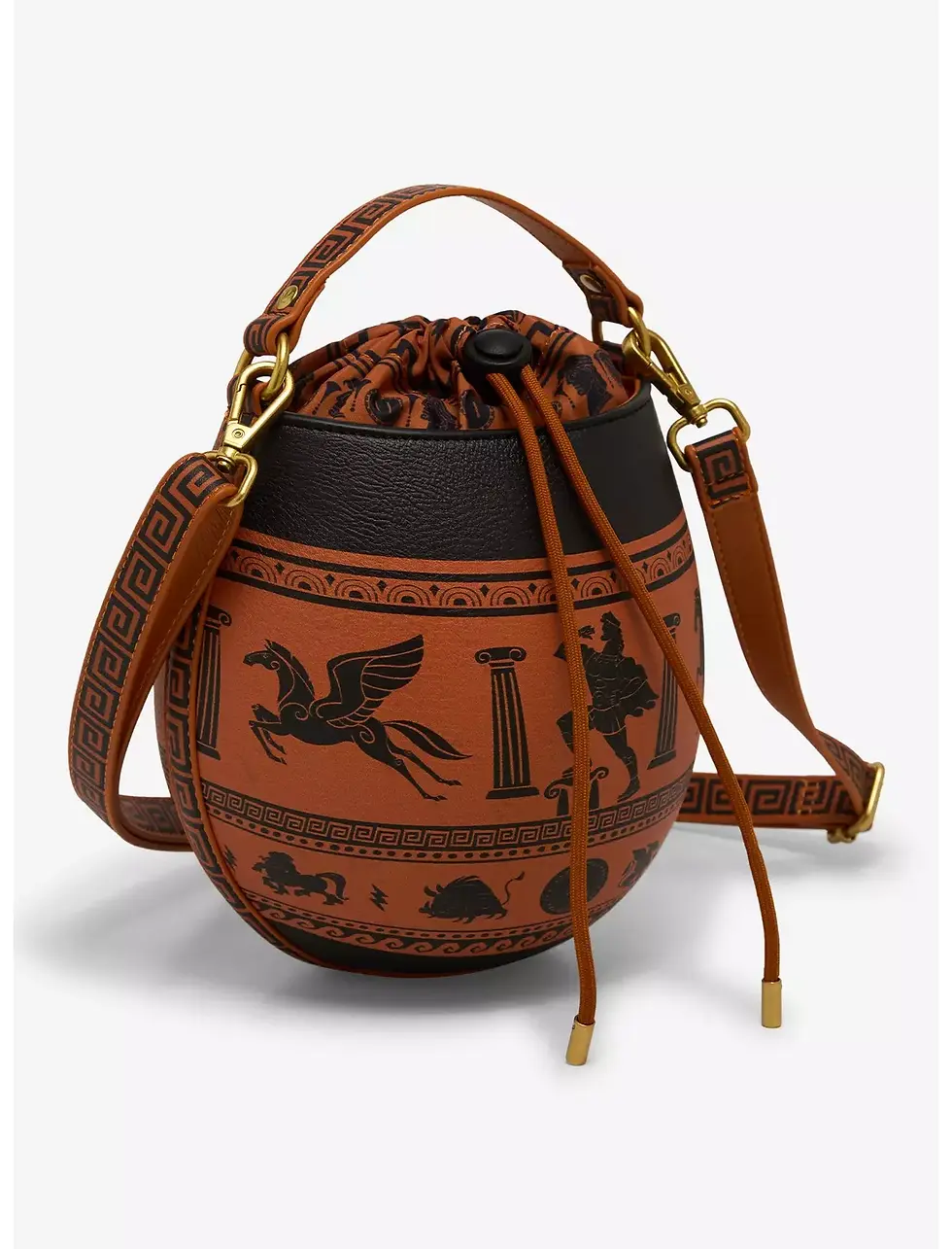 Miniature : Loungefly Disney Hercules Pottery Figural Crossbody Bag - Exclusive USA