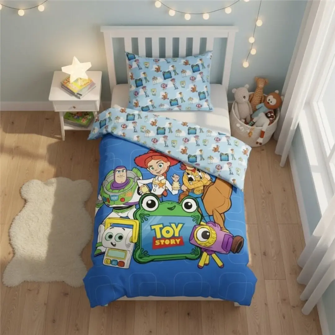 TOY STORY - Parure de lit 140x200cm + 65x65cm