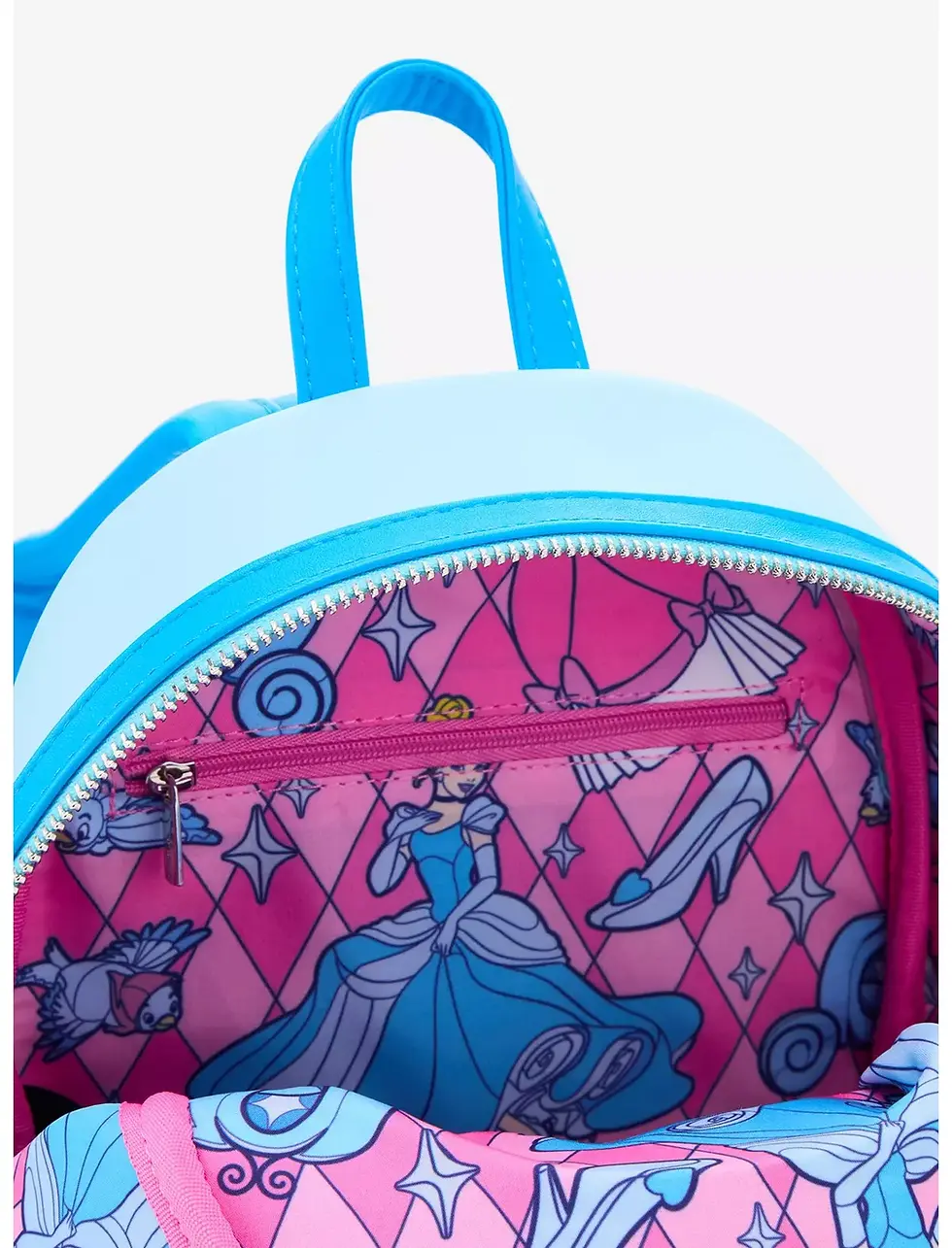 Miniature : Loungefly Disney Cinderella Stained Glass Portrait Mini Backpack USA