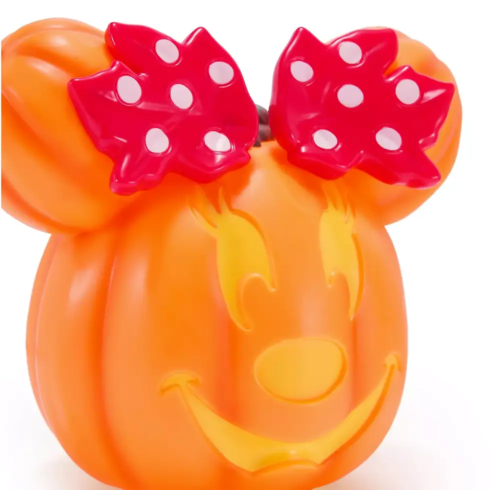 Miniature : Minnie Mouse Light-Up and Sound Jack-o'-Lantern
