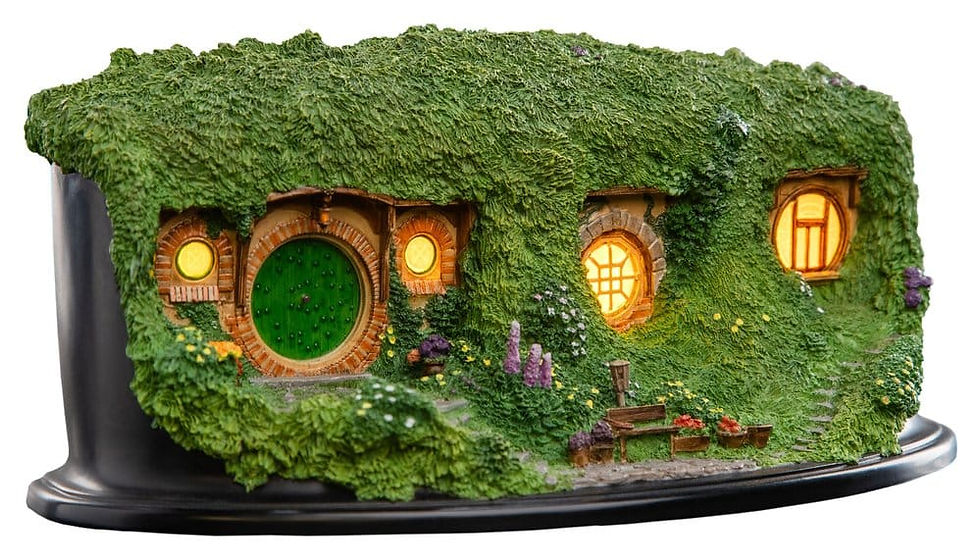 Miniature : Le Seigneur des Anneaux Environnement Hobbit Hole - Bag End - Illuminated Editio