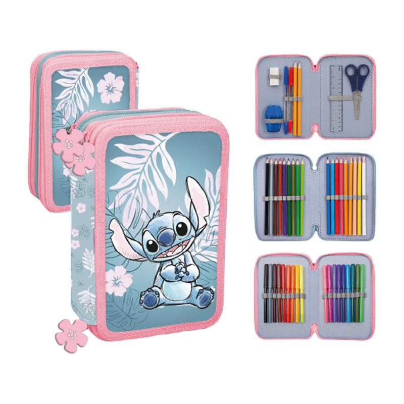 rousse 3 Compartiments Stitch Blue Hawaii