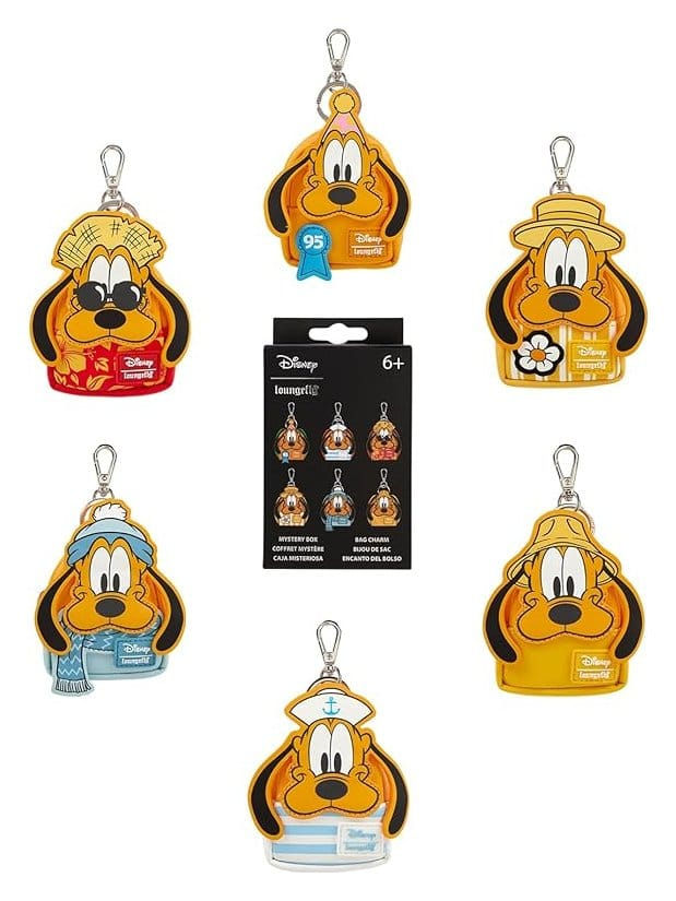 Loungefly porte-clés Mystery Box Pluto 95th Anniversary