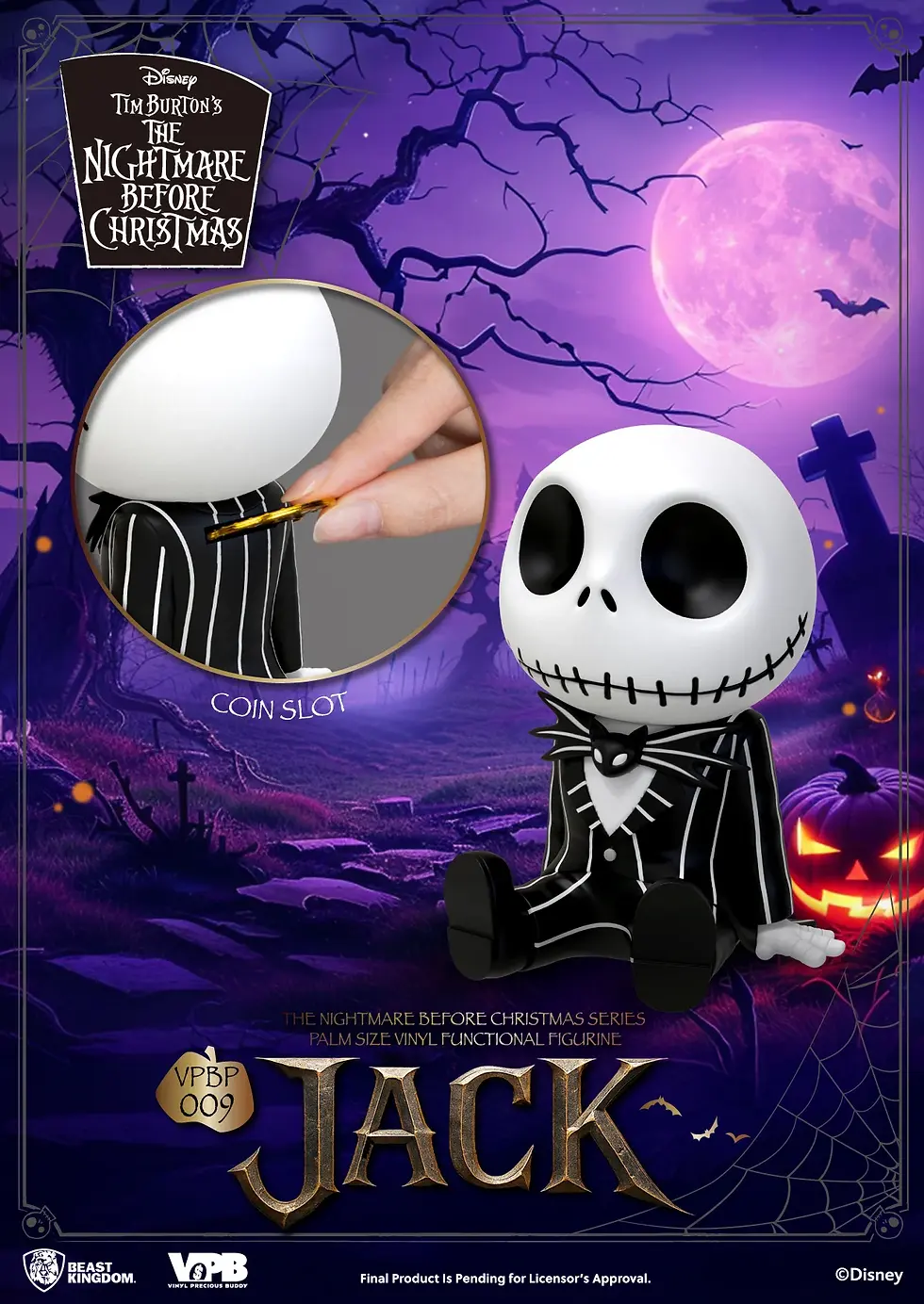 Miniature : NBX - Jack - Tirelire Vinyl Figure 11.8cm
