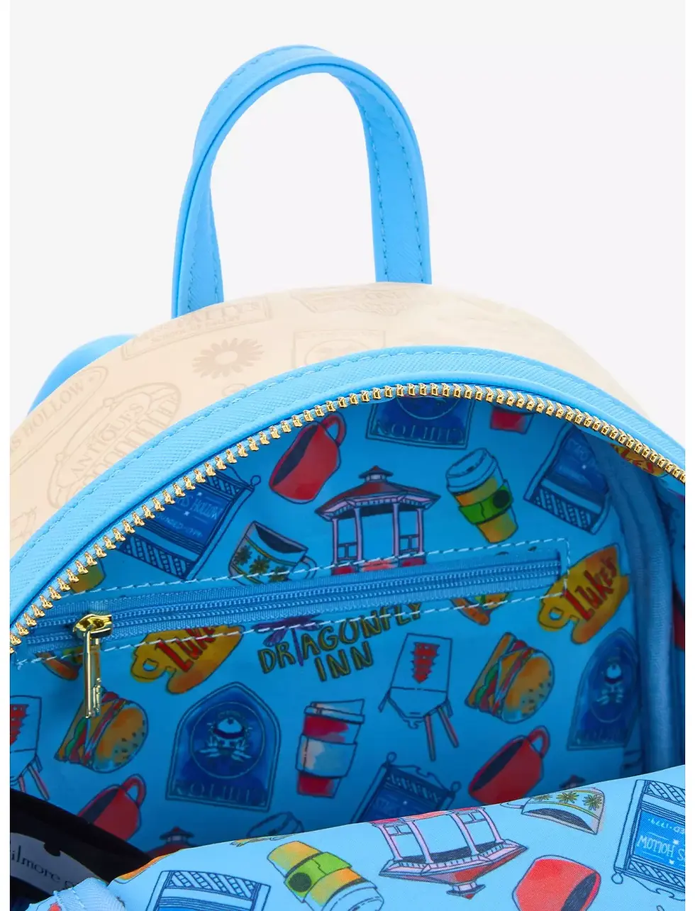 Miniature : Loungefly Gilmore Girls Stars Hollow Town Sign Mini Backpack USA
