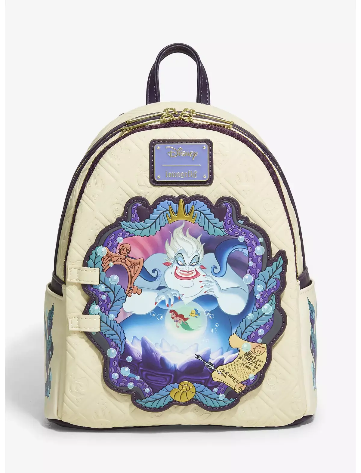 Loungefly Disney The Little Mermaid Ursula Magical Projection Door Backpack USA