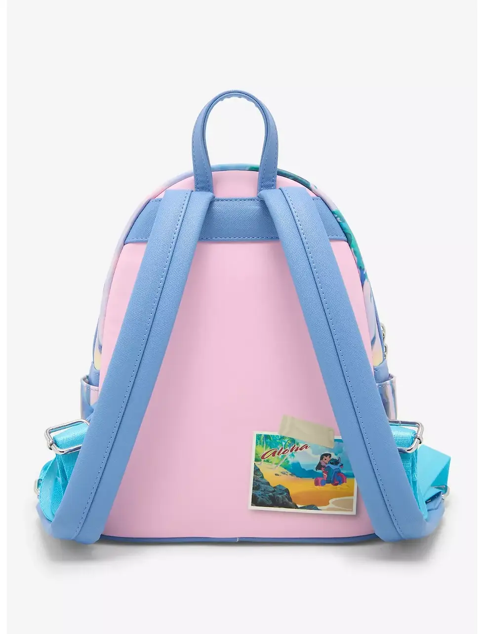 Miniature : Loungefly Lilo & Stitch Stitch & Scrump Duck Biking Mini Backpack - Exclu USA