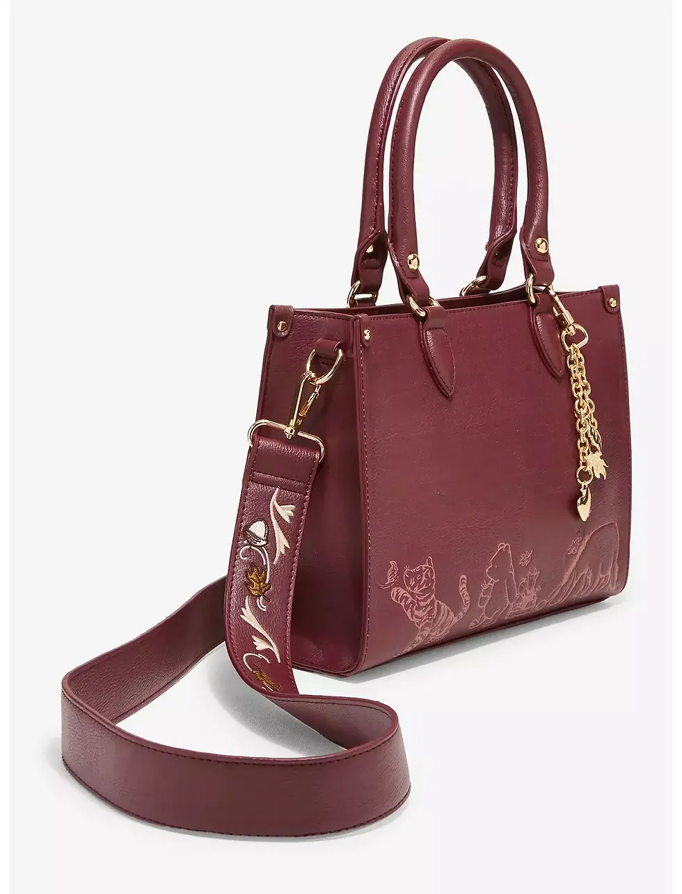 Miniature : Winnie the Pooh Autumn Harvest Crossbody Bag with Charms - Exclu USA