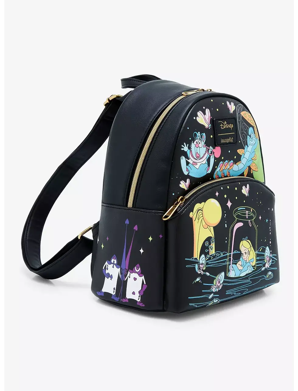 Miniature : Alice In Wonderland - Glow-In-The-Dark Characters Backpack USA