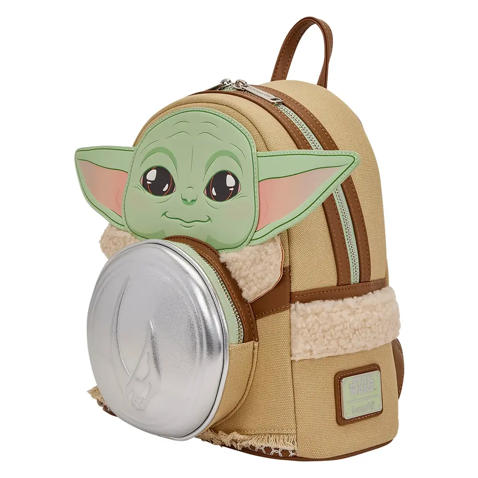 Miniature : THE MANDALORIAN - Grogu & Anzellan - Mini Sac à Dos Loungefly