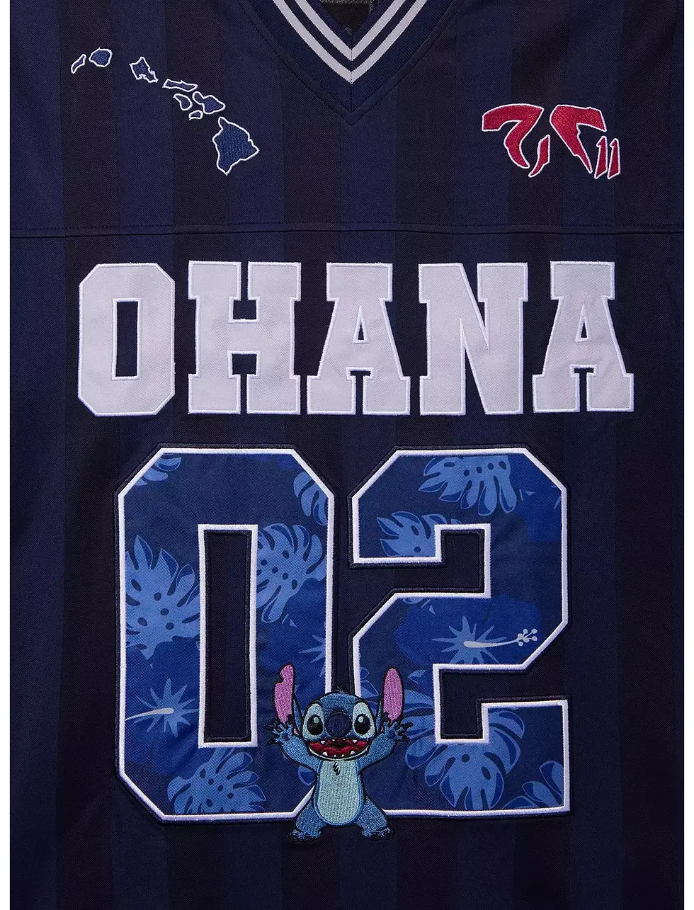 Miniature : Disney Lilo & Stitch Ohana Football Jersey - Exclusive USA