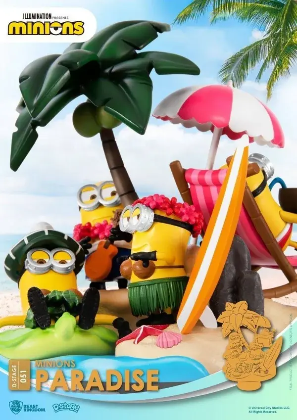 Miniature : Beast Kingdom - Diorama 051 - Paradis des Minions