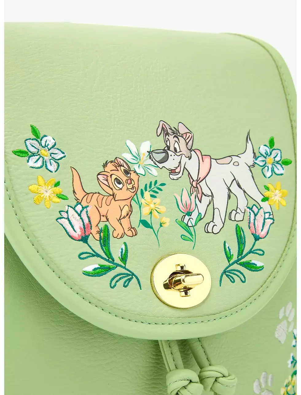 Miniature : Loungefly Disney Oliver & Company Floral Drawstring Mini Backpack USA