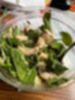 Chicken and Spinach Salad