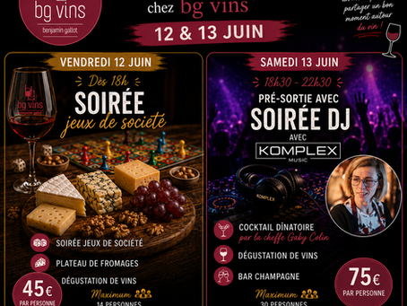 Weekend Festif chez BG Vins