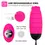 Miniatura: Huevo vibrador a control remoto baby bee