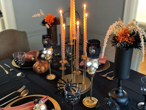 Halloween Table Setting