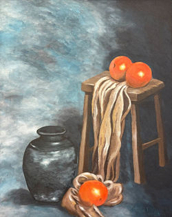 Sitting Oranges