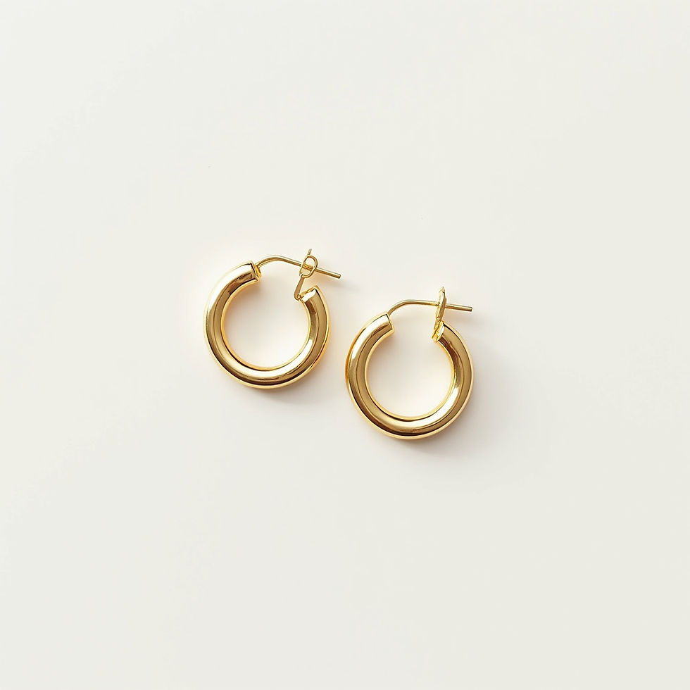 Gold Hoop Earrings