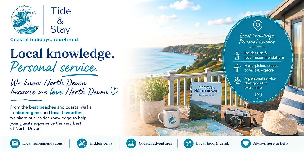 Holiday Property Management in North Devon | Let Your Lodge with Tide & Stay