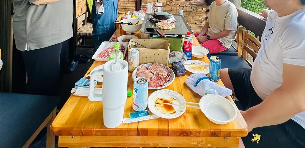 楽しそうなBBQ