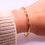 Thumbnail: Paperclip armband – 5 mm (14k goud)