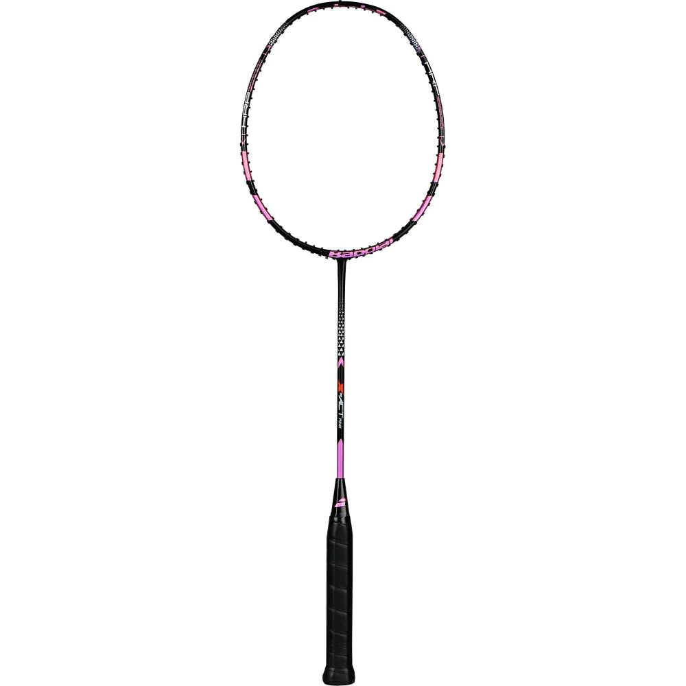Babolat X-Act badminton Racquet (83g, Pink, Strung)