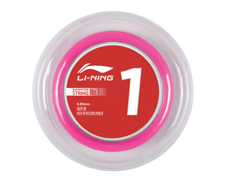 LI-NING NO.1 (0.65MM) BADMINTON STRING REEL (Pink) HIGH