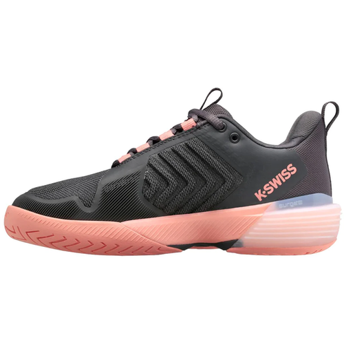 K-Swiss Ultrashot (Women's) -ASPHALT/PEACH AMBER/WHITE