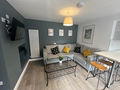 Modern living room interior, grey sofa, AshBuild Bristol