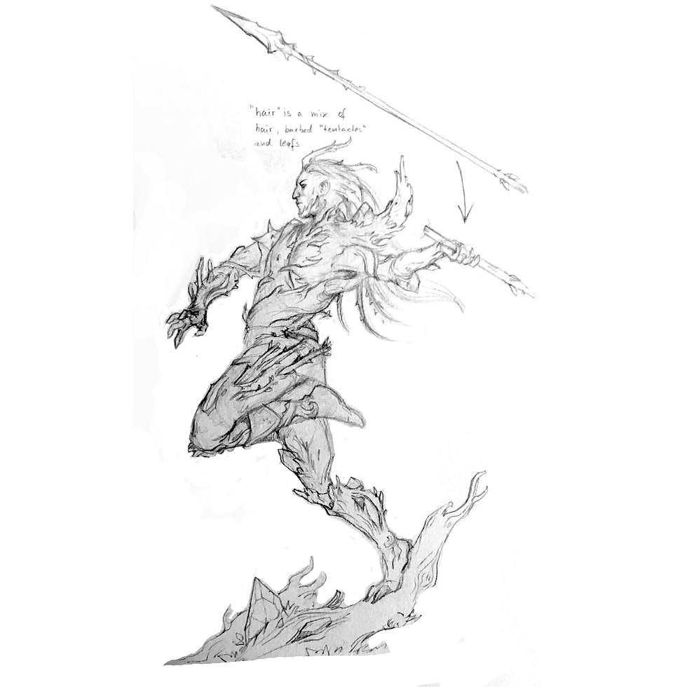 Morgath, the Elderwood Scourge. Artist: Florian Stitz
