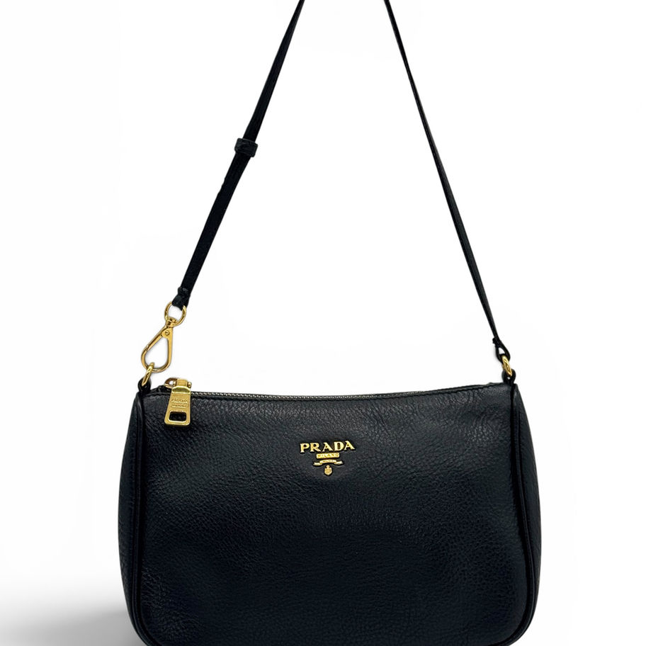 Prada Borsetta Pelle Martellata Vitello 42
