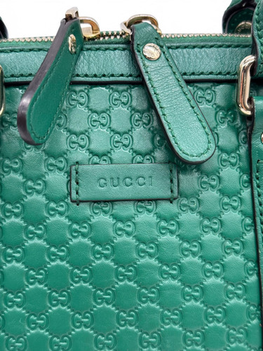 Gucci Gucci dome microguccissima verde immagine 6