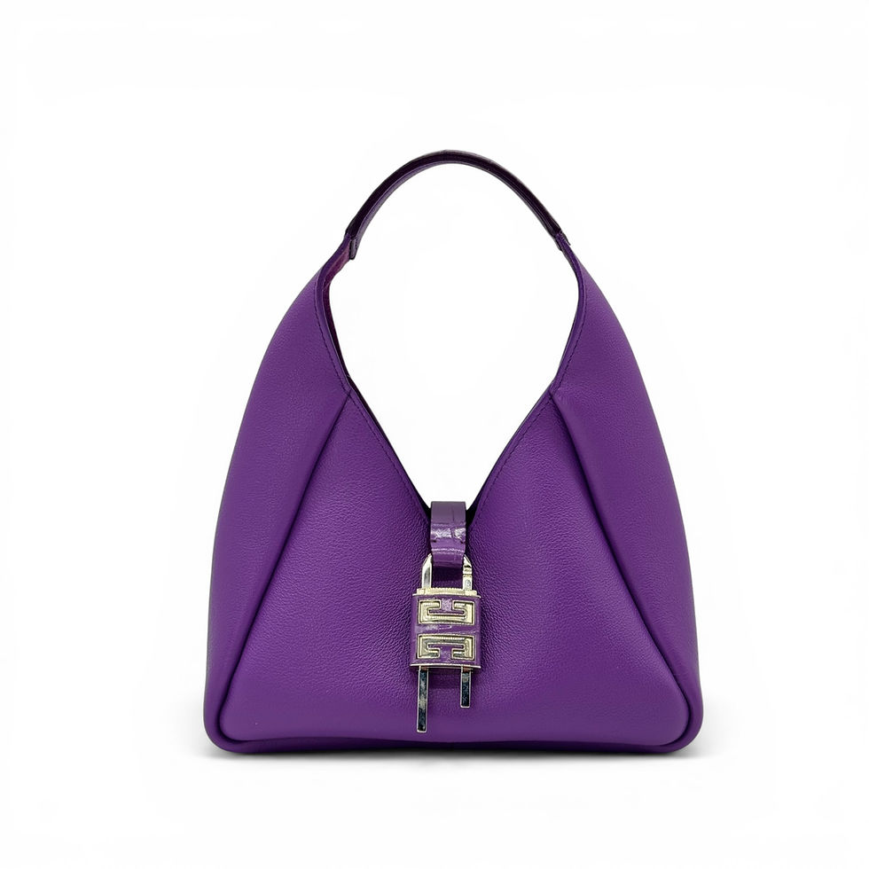 Givenchy G-Hobo Padlock viola