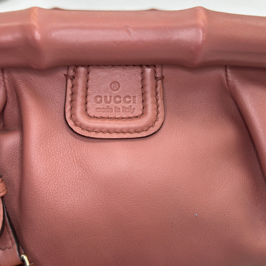 Gucci Bamboo Pochette Limited Edition 296866 457992 Autenticità Garantita