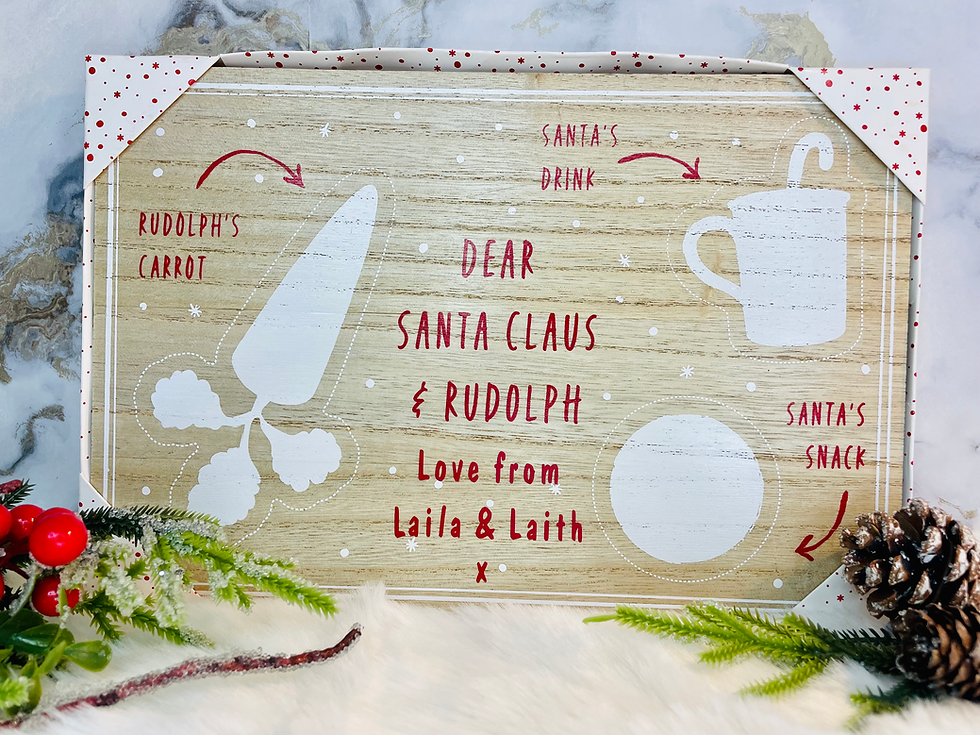 Thumbnail: Personalised Santa Snack Board