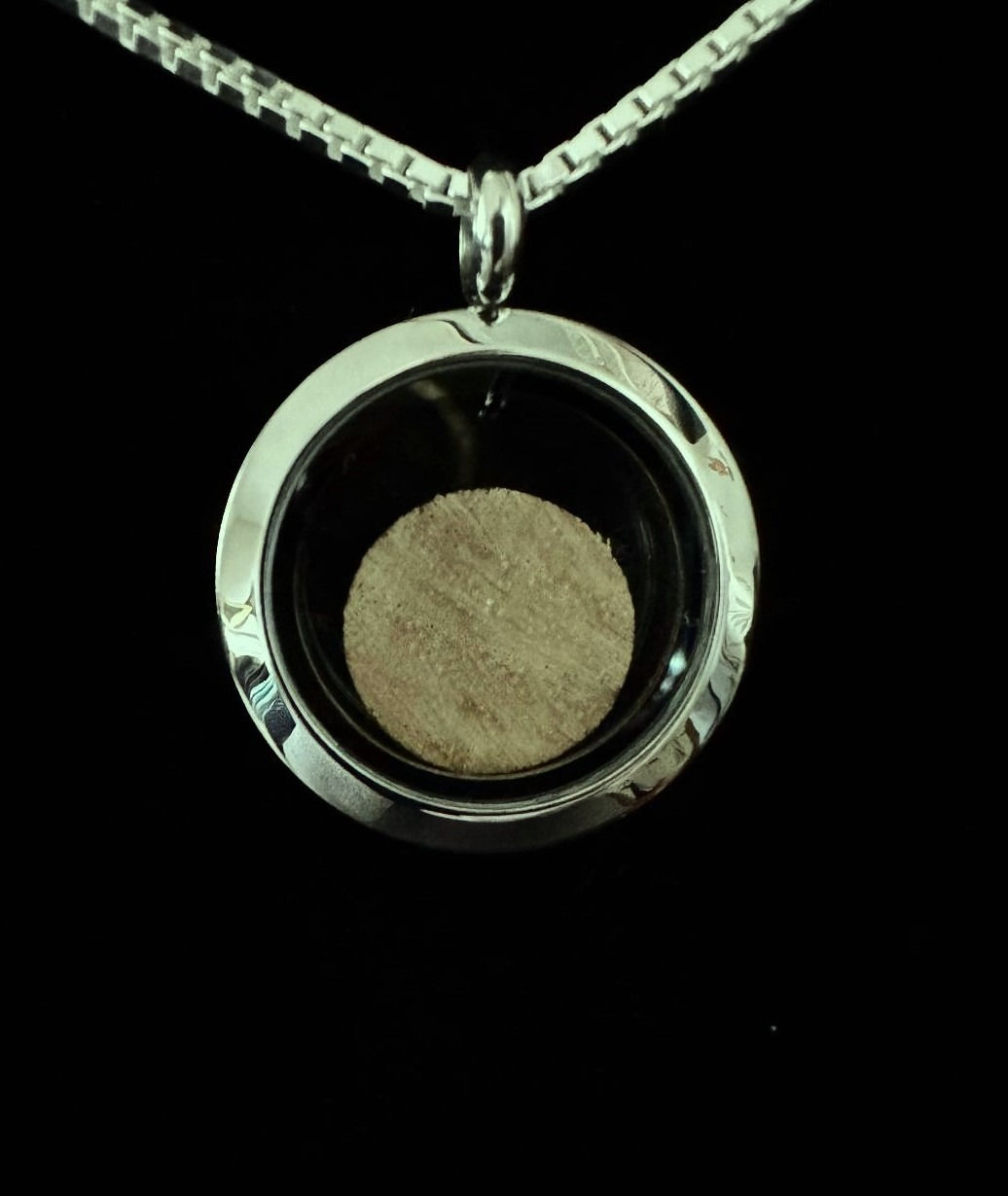 Jaimoe's PLAYED Drumstick in Stainless Steel Locket for Guys & Gals!