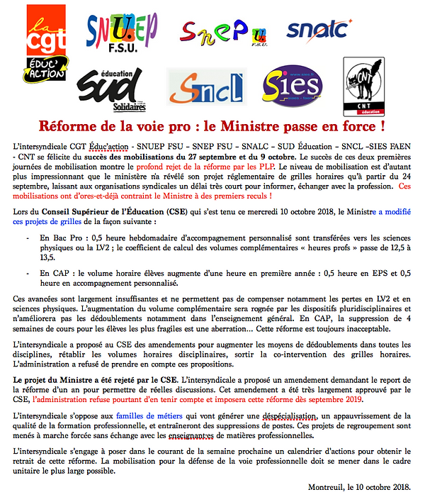 DÉCLARATIÀON_INTERSYNDICALE_Voir_Pro-11_