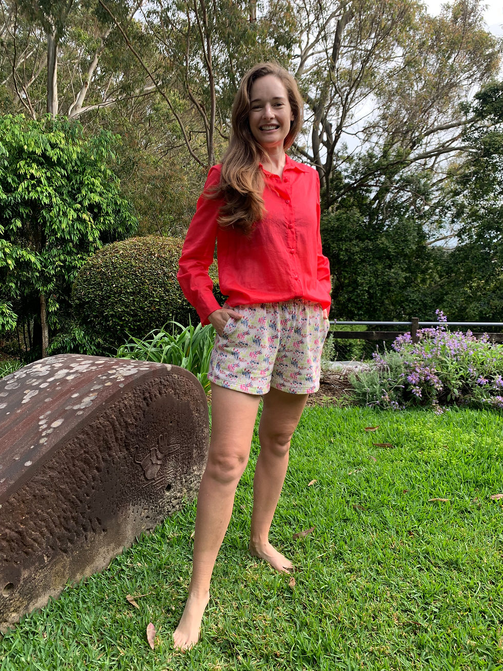 Thumbnail: Sally Shirt (available in Red and Navy)