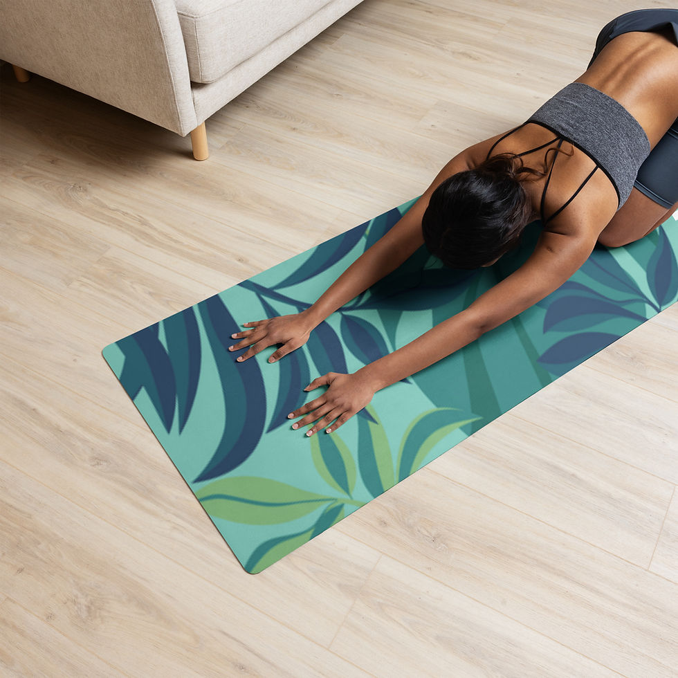 Thumbnail: TribeLife Yoga Mat - Tropical Green