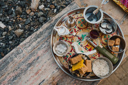 Indian wedding ritual detail mandap Los Cabos Mexico