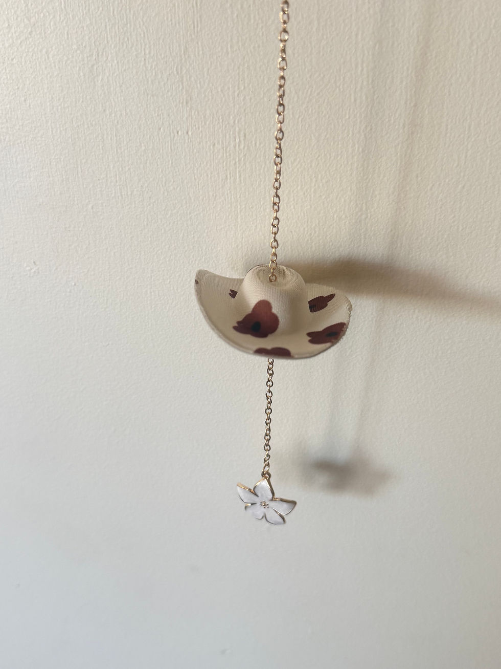 Thumbnail: Cowboy Hat Car Charm with Flower