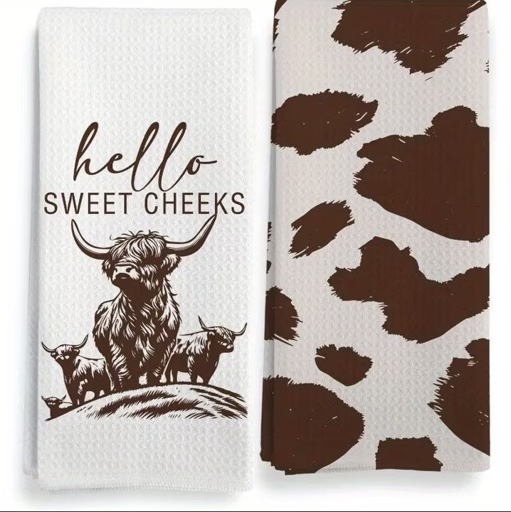Hello Sweet Cheeks Tea Towel
