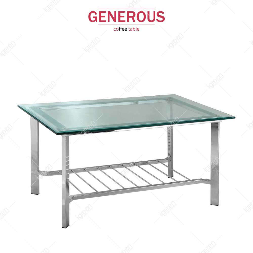 Generous Coffee Table Front View