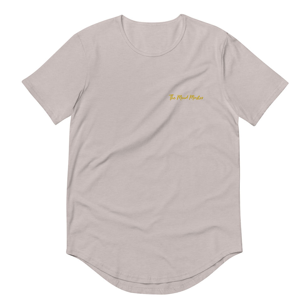 Thumbnail: The Mood Master Men's Curved Hem T-Shirt