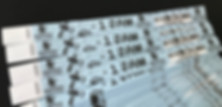 Barcode and Numbering TYVEK Wristbands